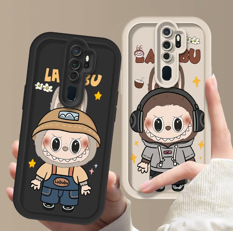 Ốp Điện Thoại, Dành Cho OPPO A9 A5 A11 2020, Thiết Kế Cặp Đôi Hoạt Hình Dễ Thương Labubu, Viền TPU Silicon Mềm, Chống Sốc, Ốp