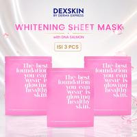 Gambar 3 PCS DEXSKIN Whitening Sheet Mask with DNA Salmon dari Derma Express Kota Administrasi Jakarta Pusat 1 Tokopedia