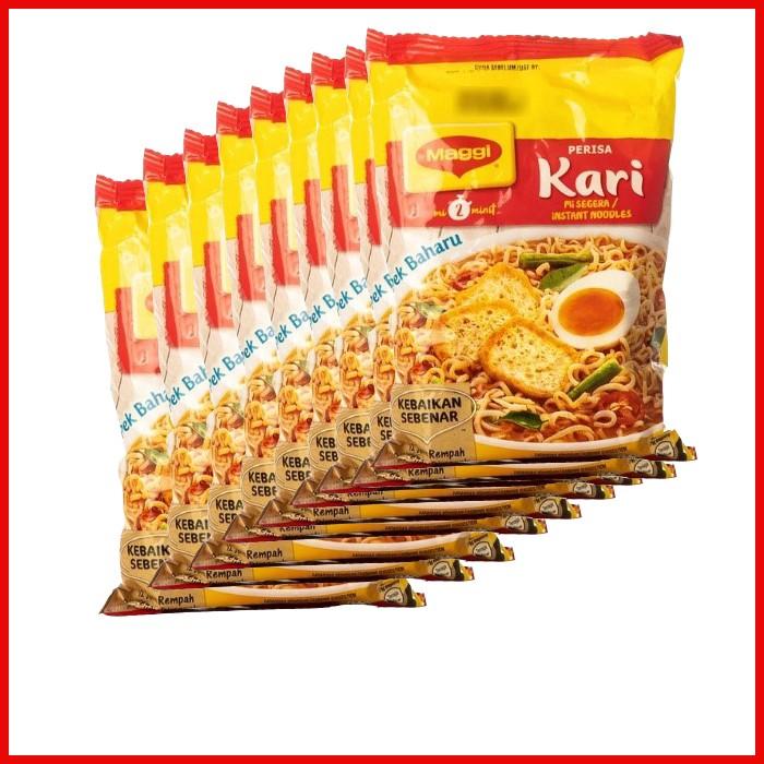 chính hãng mã giảm giá Bộ 10 gói Mì gói hương Curry hiệu Maggi Kari Instant…