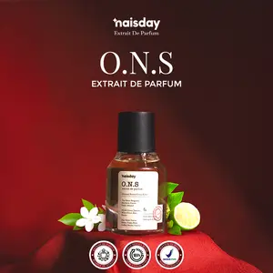 [SPECIAL CREATOR] NAISDAY O.N.S Parfum Pria Wanita Tahan Lama  – Extrait de Parfume Long Lasting Fresh Citrus Almond Wangi Segar Cocok Untuk Outdoor Indoor Cewek Cowok Unisex 30ml