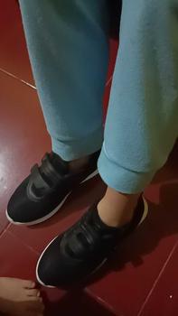 Product Review of Sepatu Sneakers PRO ATT PC 950 V HP Size 31 32 33 34 35 36 37 38 Hitam Putih Sneaker Sekolah Anak Perempuan Laki Wanita Cewek Cowok Tanggung Sd Smp Sma Perekat Velcro from e**5 0