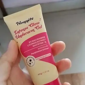 Honnete Intense Glow Underarm Gel 40g - Gel Pencerah Ketiak 5% Niacinamide Anti Bau Badan Dermatologically Tested - 1IG
