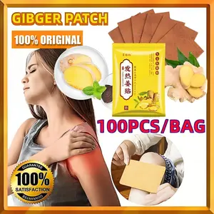 100Pcs Herbal Ginger Foot Detox Patch | Koyo Kaki Penghilang Nyeri Melancarkan Sirkulasi Darah Menyerap Racun