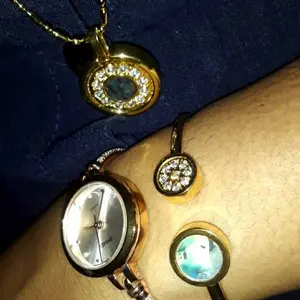 OKEBUY OLSHOP01 1SET KALUNG KESEHATAN QUANTUM Bio Energy - Gelang + Kalung + Sertifikat Card Original - COD