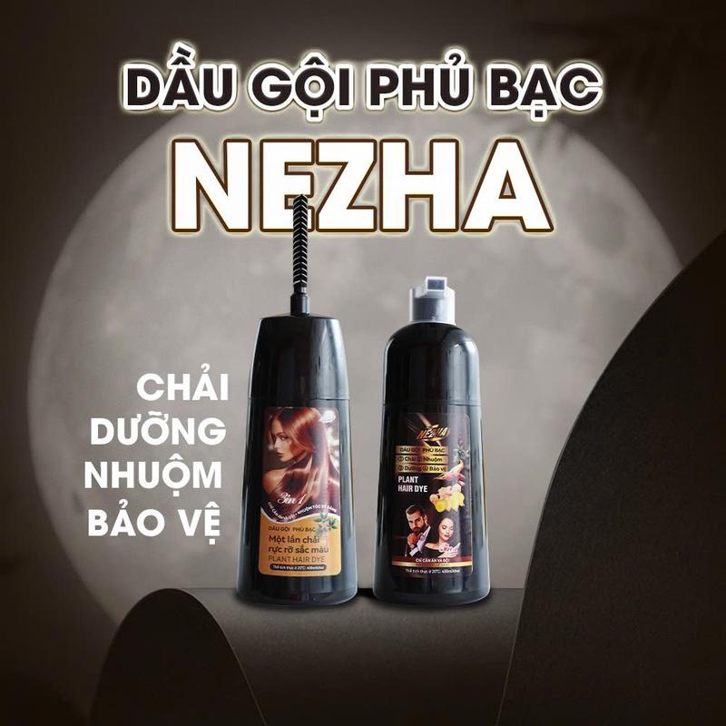 TẶNG KÈM LƯỢC DẦU GỘI PHỦ BẠC NEZHA NHUỘM TÓC MÀU TỰ NHIÊN CÓ 4 MÀU ĐỂ LỰA CHỌN