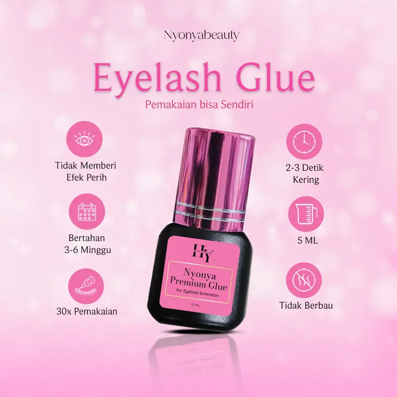 lem upgrade aja  lem eyelash 3 - 6 minggu Lem eyelash tidak perih eyelash glue