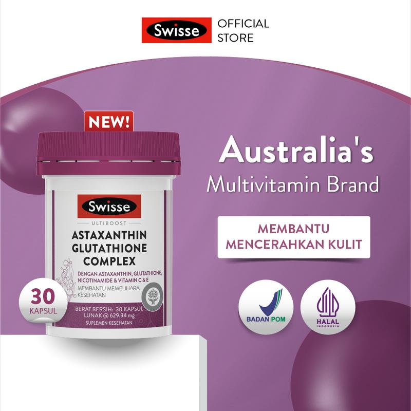 swisse glutathione review SWISSE ULTIBOOST ASTAXANTHIN GLUTATHIONE PLUS 30'S main image 1