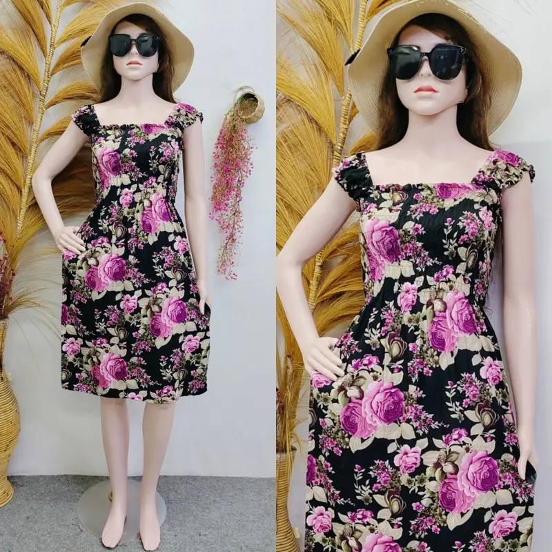 RSD - Daster Kerut Tanggung Rayon Motif