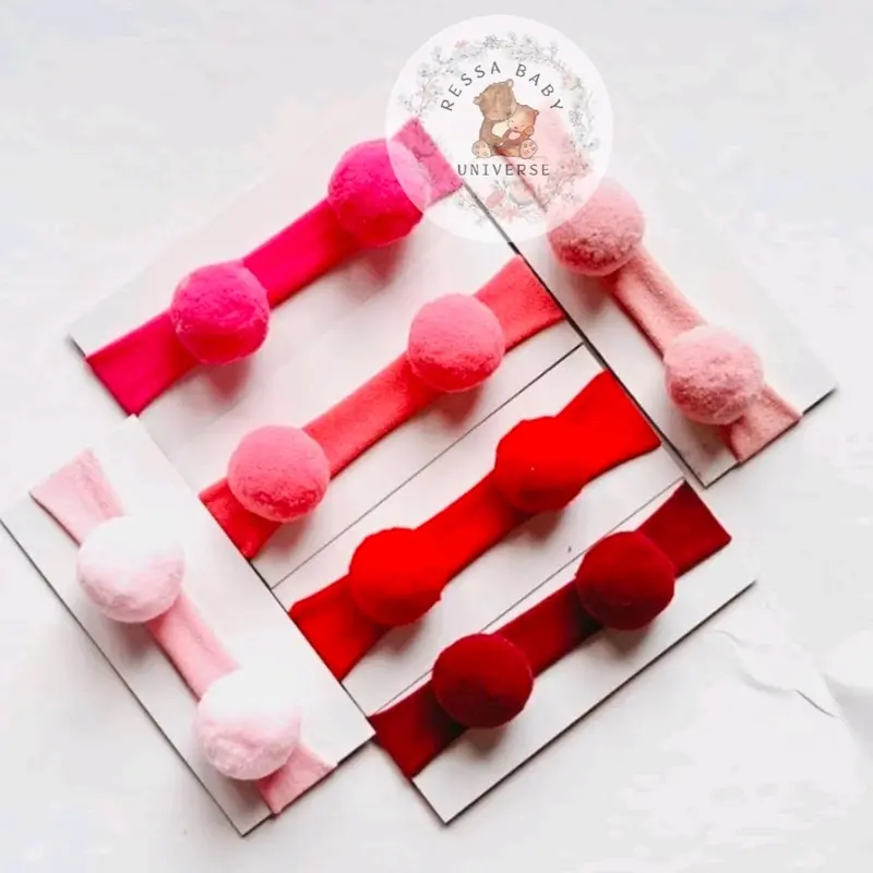 Bandana Bayi Pompom Accessories 2