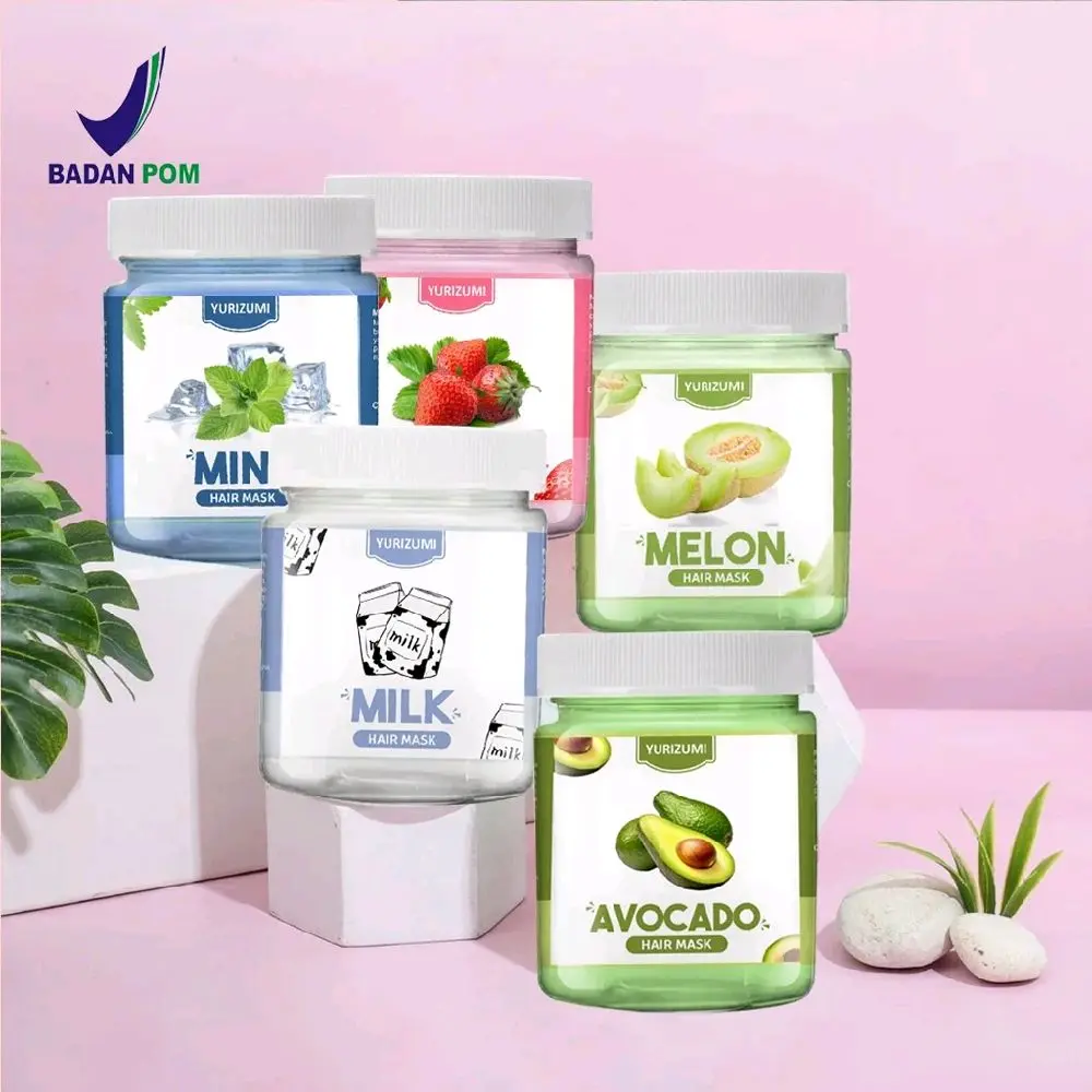 BPOM Hair Mask Yurizumi Masker Creambath Rambut Keratin Hair Treatment Ala Salon Rambut Rontok Mengembang Hairmask Haircare Conditioner Shampoo Perawatan