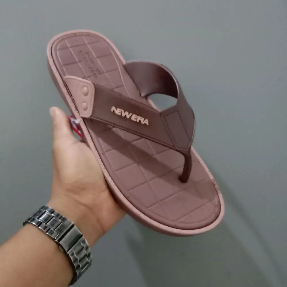 sandal jepit pria New era profound MB 8030 sandal dewasa new era profound Coklat Karet Hitam