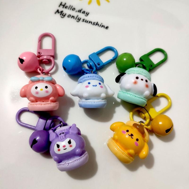 Gantungan kunci karakter sanrio lonceng 3D / keychain sanrio 0