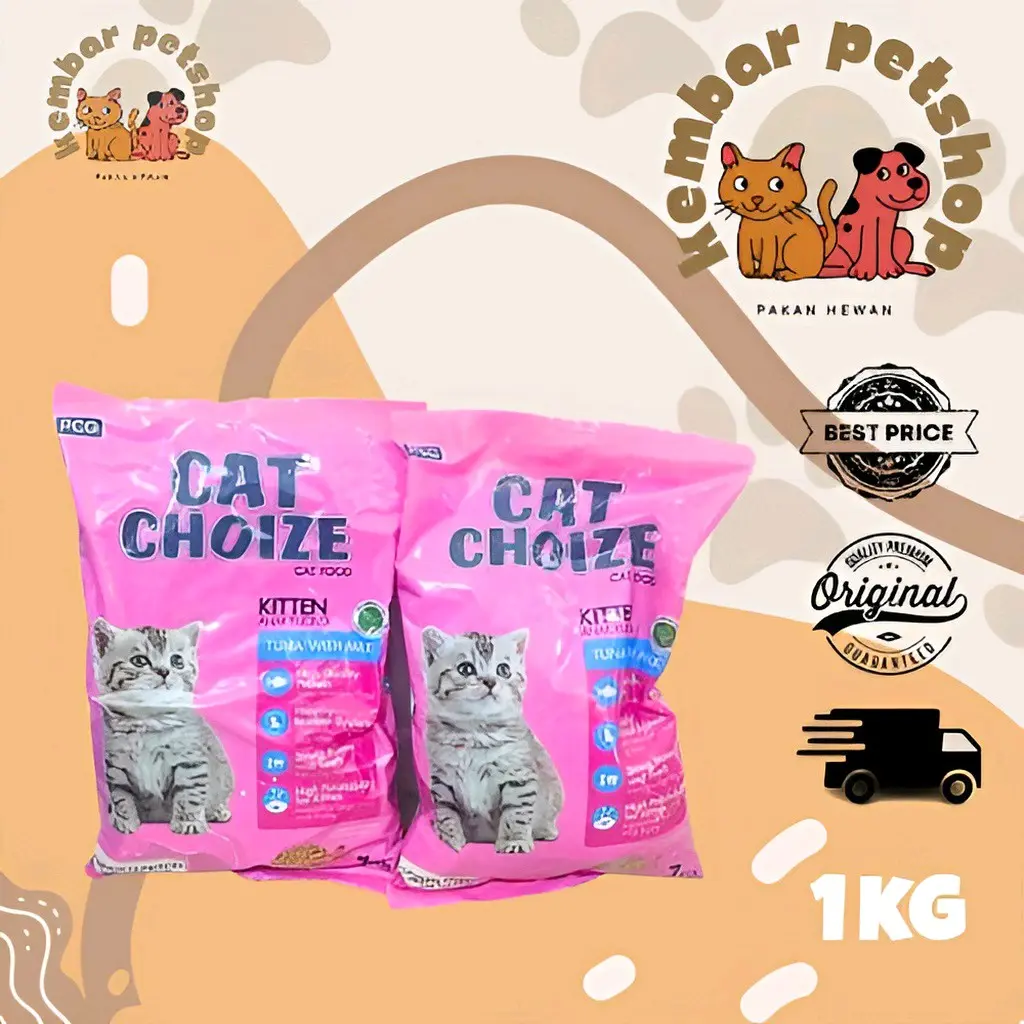 Cat Choize Kitten 1kg makanan anak kucing kering - tuna
