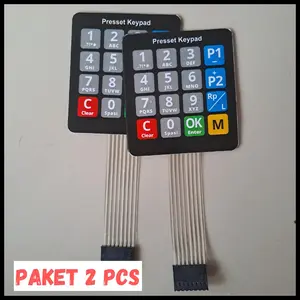 2 Pcs Best Preset Tombol Keypad CPU Pom Mini Pertamini Digital