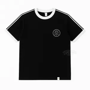 Yameena.Kids T'shirt Oversize Garis dua Atasan Anak laki - Laki