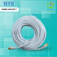 Gambar KABEL LAN CAT7 15 METER 10GBps PABRIKAN Black Gold Metal - White dari Multi Komputer Kota Administrasi Jakarta Barat 3 Tokopedia