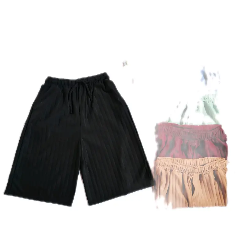 kulot pendek wanita super jumbo/kulot knit pendek jumbo/celana harian wanita pendek super jumbo/kulot knit terbaru/kulot pendek terlaris/kulot pendek terhits Santai 2