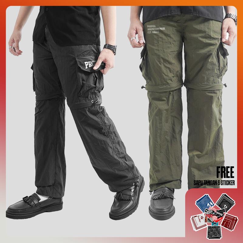 Prodigo * Celana Cargo Sambung Pria Manggala I Celana Gunung Unisex Original I Celana Sambung Outdoor I Hiking Pants I Cargo Long Pants I Celana  Panjang Cargo Pria 1