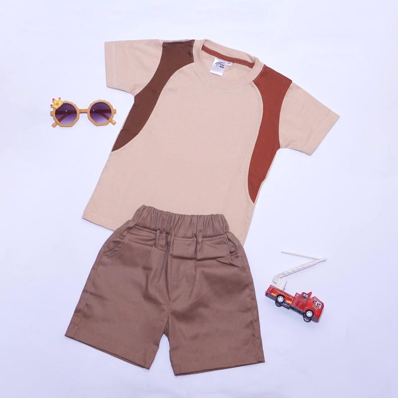 moloskids - setelan anak threetone combed 30s celana cotton twill 0