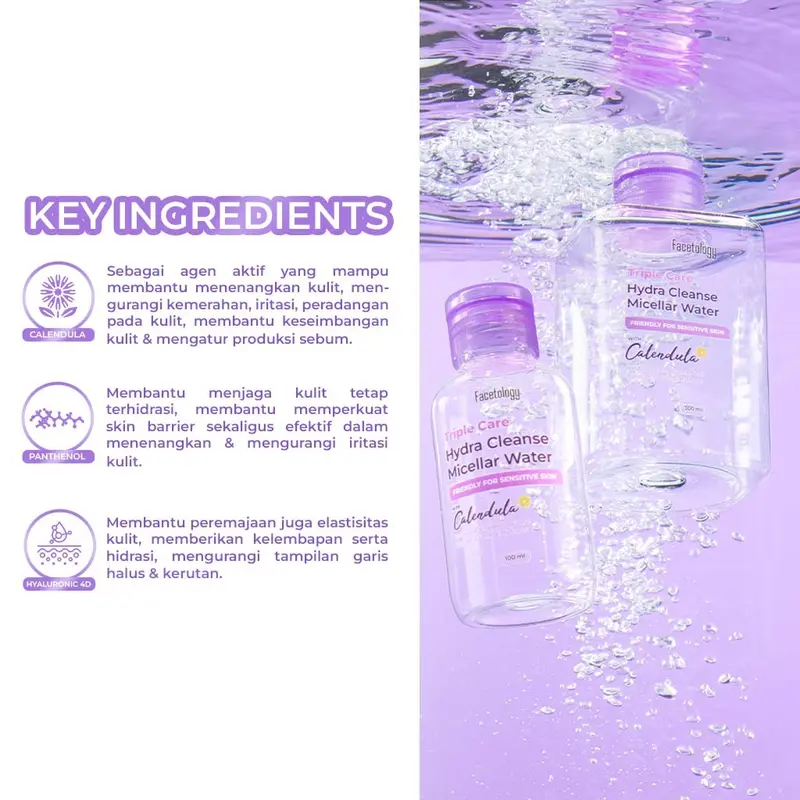 FACETOLOGY Micellar Water-Pembersih Make Up 3