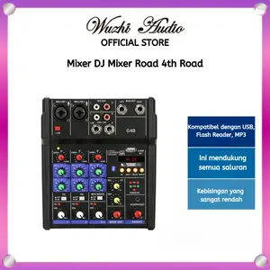 AB - KP4 /X60 Audio mixer professional 4 channel mixer, support Bluetooth USB MP3 Amplifier mikser