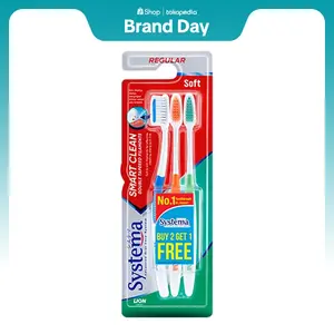 Systema Toothbrush Smart Clean Soft 3'S