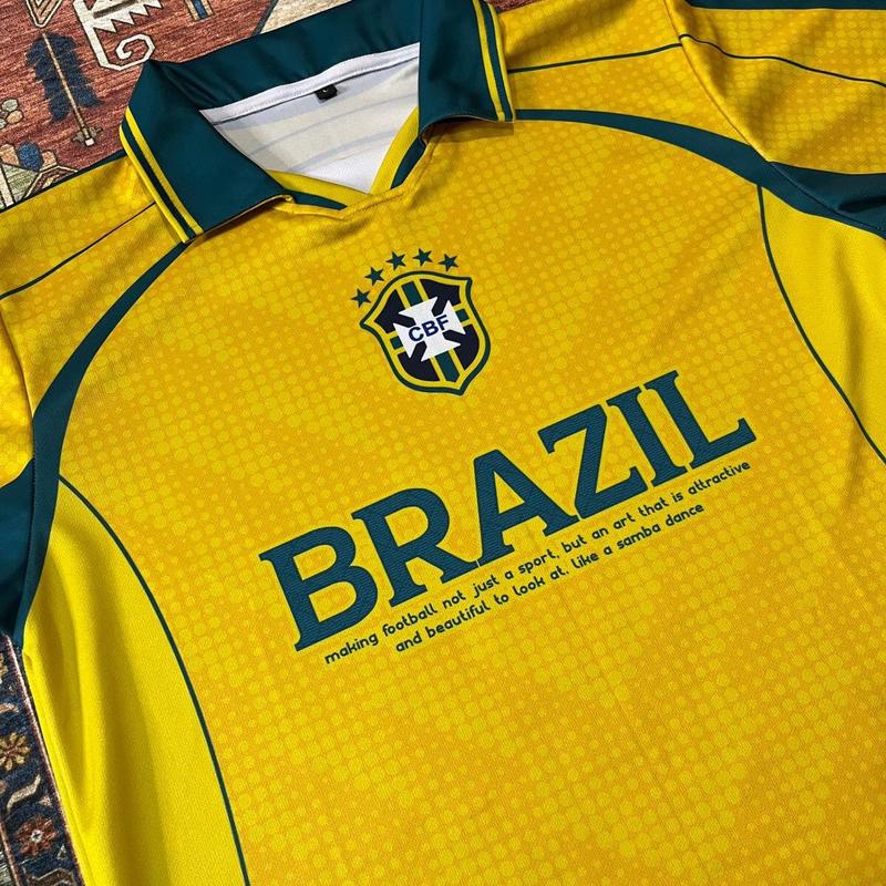 STB JERSEY BRAZIL FANTASY VINTAGE/JERSEY RETRO/JERSEY NEGARA/JERSEY CLASIC/JERSEY VINTAGE/JERSEY FANTASY 1