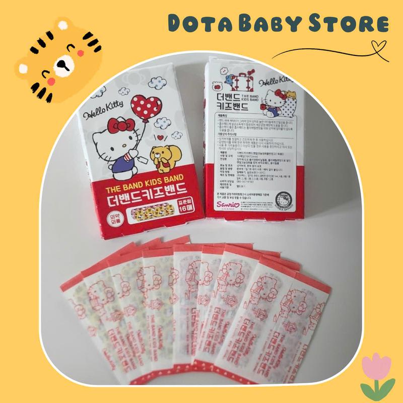 Băng Keo Cá Nhân Hello Kitty (Made In Korea) Hộp 16 Miếng