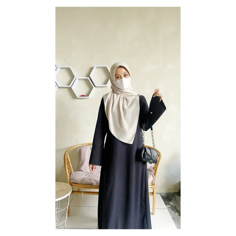 VH Abaya Madelin Knit Premium Casual Kekinian Terbaru Muslim 2
