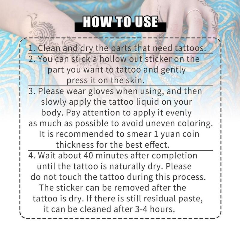 Mực Tạm Thời 10Ml, Mực Dán Bán Vĩnh Viễn Và Không Thấm Nước Với Chai Có Thể Bóp, Tàn Nhang Giả Nhiệt Độ Tự Làm Sáng Tạo Cho Trẻ Em Và Người Lớn 4