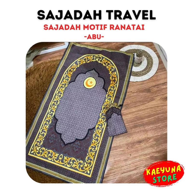 Sajadah Travel Mini Pouch Souvenir Umroh Haji Rantai Series 2