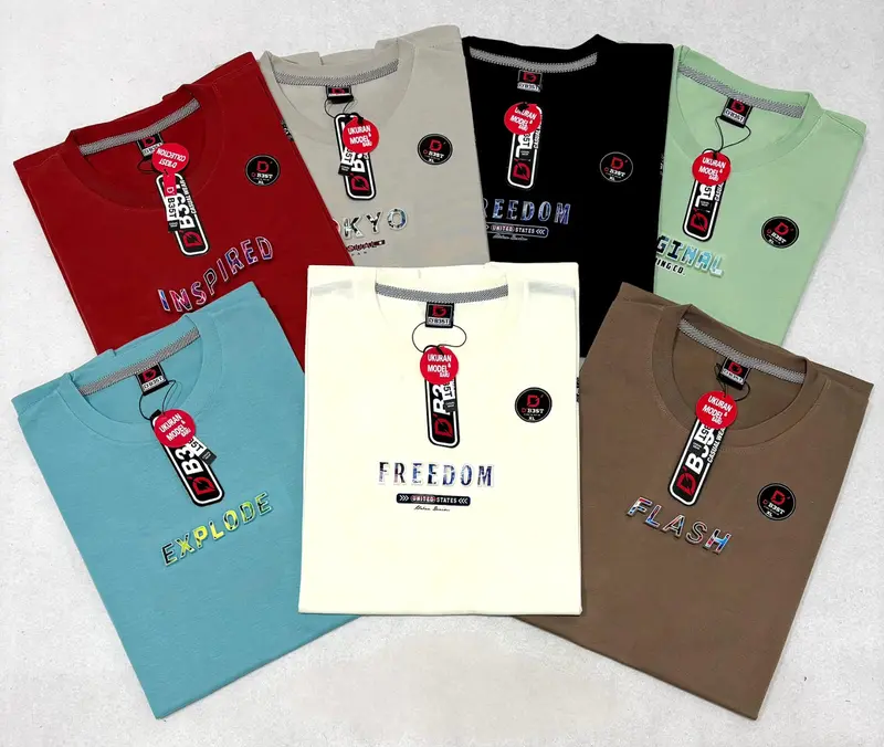 Paket Kaos 100Ribu Dapat  6 Pcs Baju Pria Wanita Atasan Lengan Pendek Baju Dewasa Kaos Oblong Murah Polos Combed Pendek Tulisan Tangan Branded Semi Distro Kaos Distro Baju Kaos 7