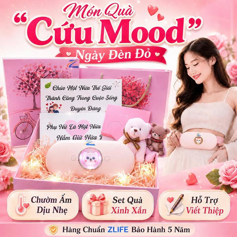 Máy Chườm Nóng Bụng, Máy Chườm Ấm Giảm Đau Bụng Kinh, Máy Massage
