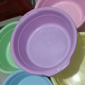 Wadah Baskom kuping pastel isi 5 plastik bahan tebal