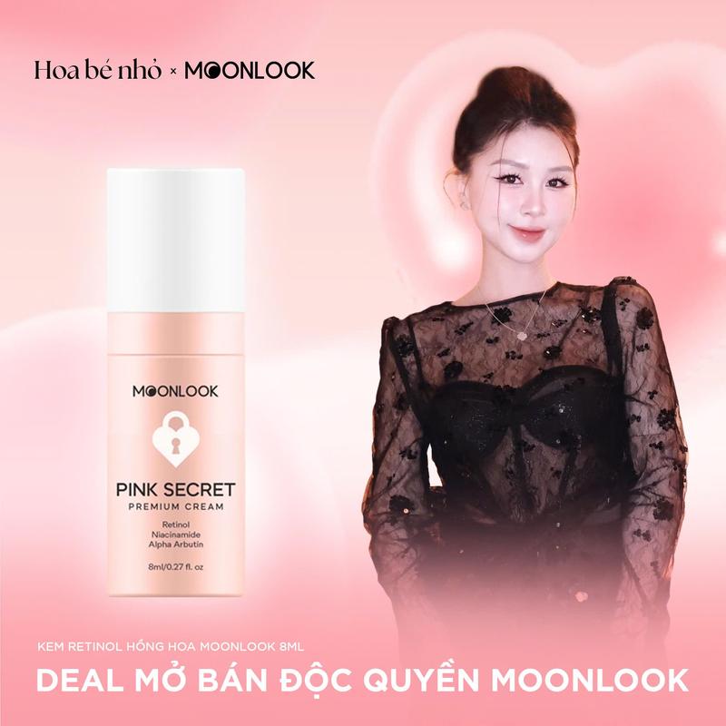 [ Hoa ] Combo 2 kem retinol hồng Moonlook 8ml