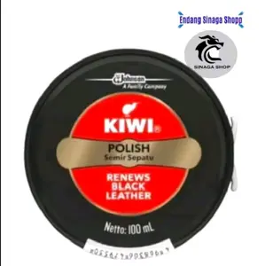 Kiwi Polish Black 100 ML-Kiwi Semir Sepatu Hitam Pembersih Shoe