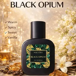 NOCTERA Parfum Black Opium Wangi Vanilla Coffee Mewah & Bikin Candu Eau de Parfum Premium Pria Paket
