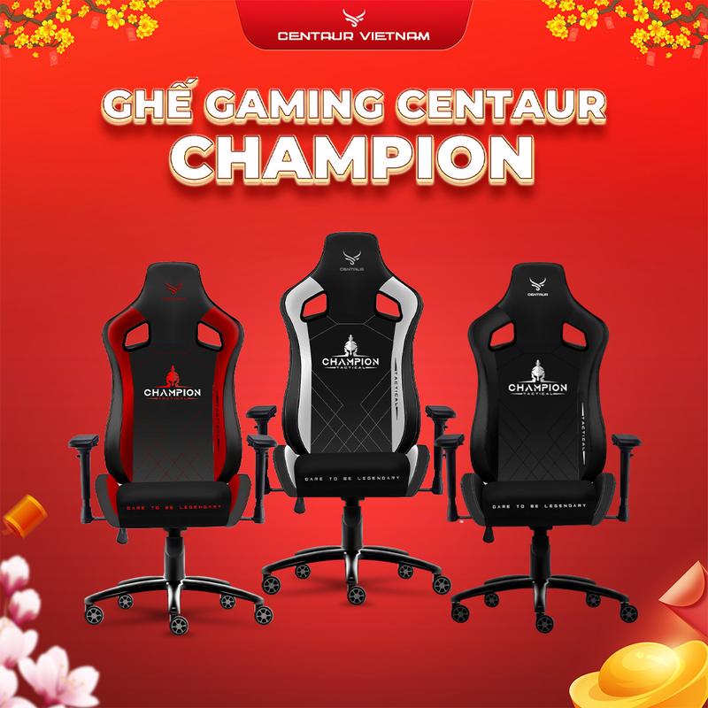  Ghế Gaming Centaur Champion - Khung Thép Chắc Chắn Da PU Cao Cấp Cơ Ngả 180 Độ | Centaur Việt Nam 