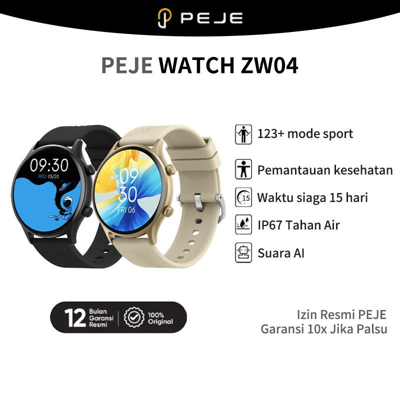 [COD]PEJE Smart Watch ZW04 Smartwatch Original 100% Fitur Harian Shop  Tokopedia