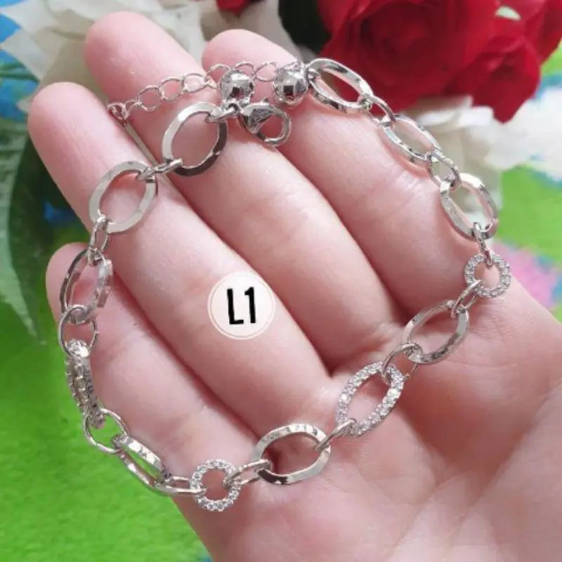 GELANG TANGAN WANITA BLINK DIAMOND ADUHAI GELANG TANGAN WANITA LAPIS EMAS 2