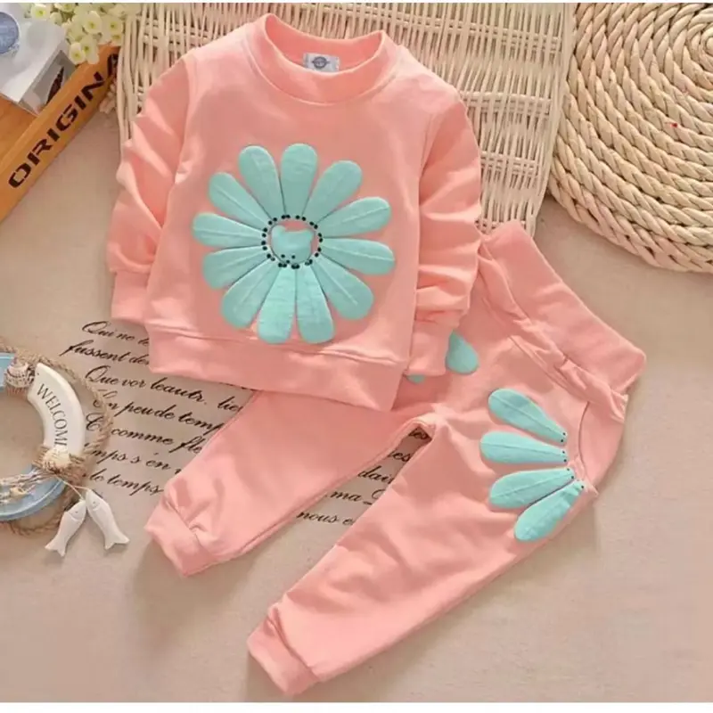 SWITER ANAK PEREMPUAN MOTIF BUNGA USIA 1-5 TAHUN 0