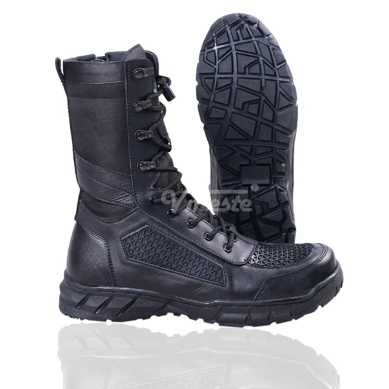 SEPATU PDL BOA LIBRA M2 PDL TNI POLRI KULIT SAPI ASLI ORIGINAL VMESTE webbing atletis 3