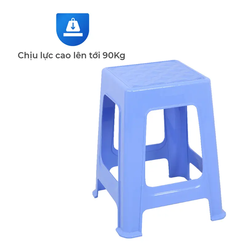 Combo 4 Ghế Nhựa Cao Seoul - Chính Hãng Qui Phúc -  Nhựa Chính Phẩm Bền Màu, Chịu Lực Đến 90Kg 5