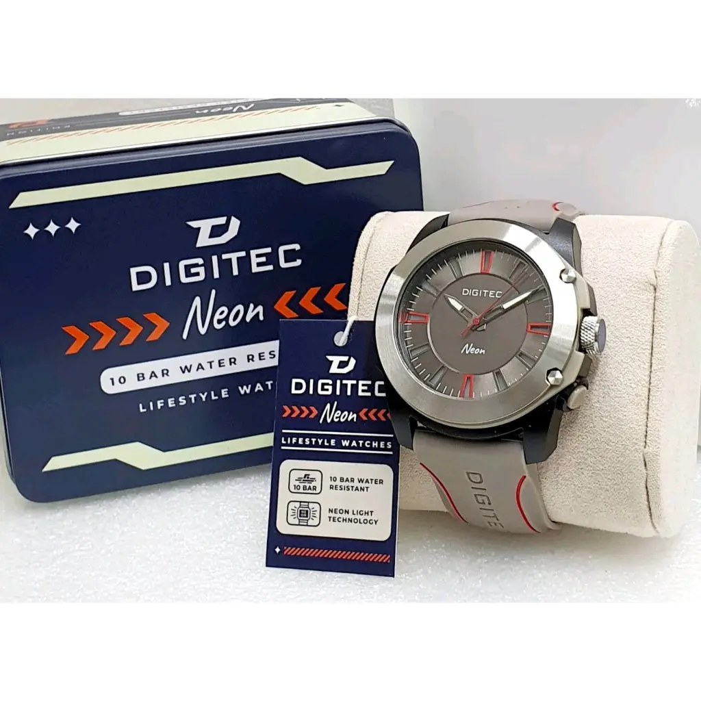 jam tangan pria digitec neon dg 5182 tali rubber anti air