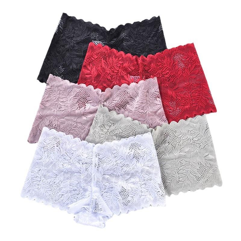 Product Introduction of Quần Lót Boxer Nữ, Ren khoét Thiết Kế Liền Mạch, Màu Trơn cạp vừa Mỏng Và Thoáng Khí, Được Làm Bằng Cotton Đáy Và Đáy Quần, Mềm Mại Và Thoải Mái, Quần Lót 16