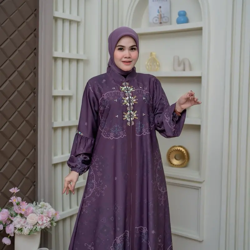 Syafira Dress Big Size A015 Baju Wanita Mewah