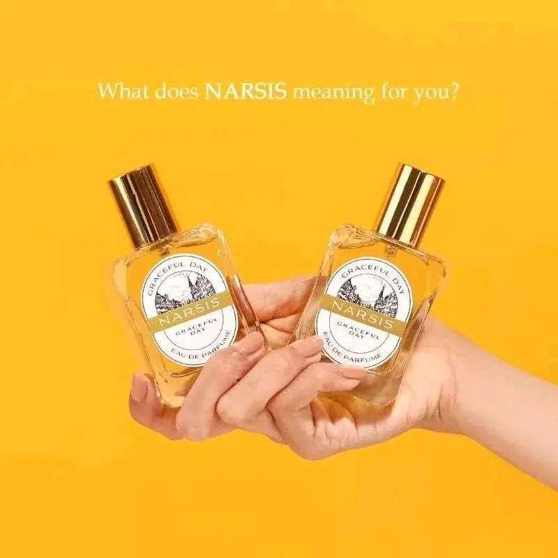 NARSIS PARFUM GRACE FULL DAY ASLI 50ML Perfume Wanita Creamy Red Tubuh 4