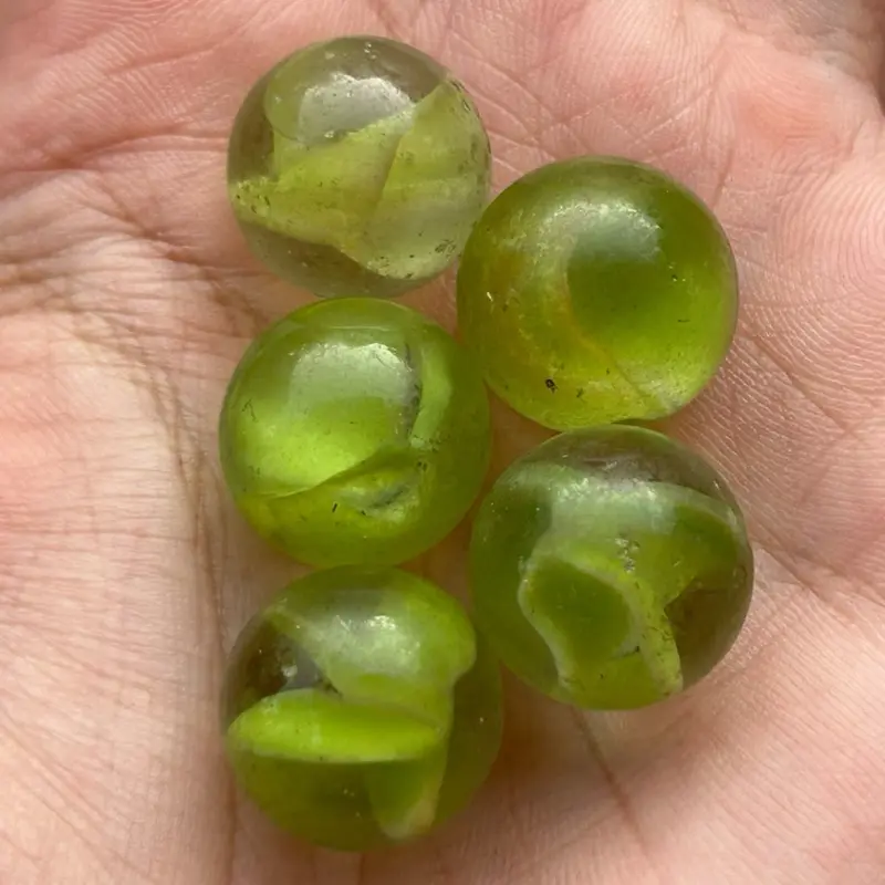 Kelereng Vitro Hijau Muda Ukuran Standart Pabrik 15mm
