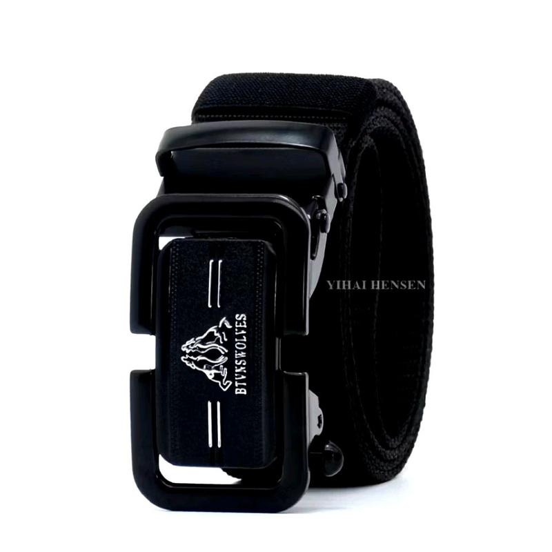 Ikat Pinggang Pria Nylon Canvas Trendy fashion Gesper Besi || G - 009 7