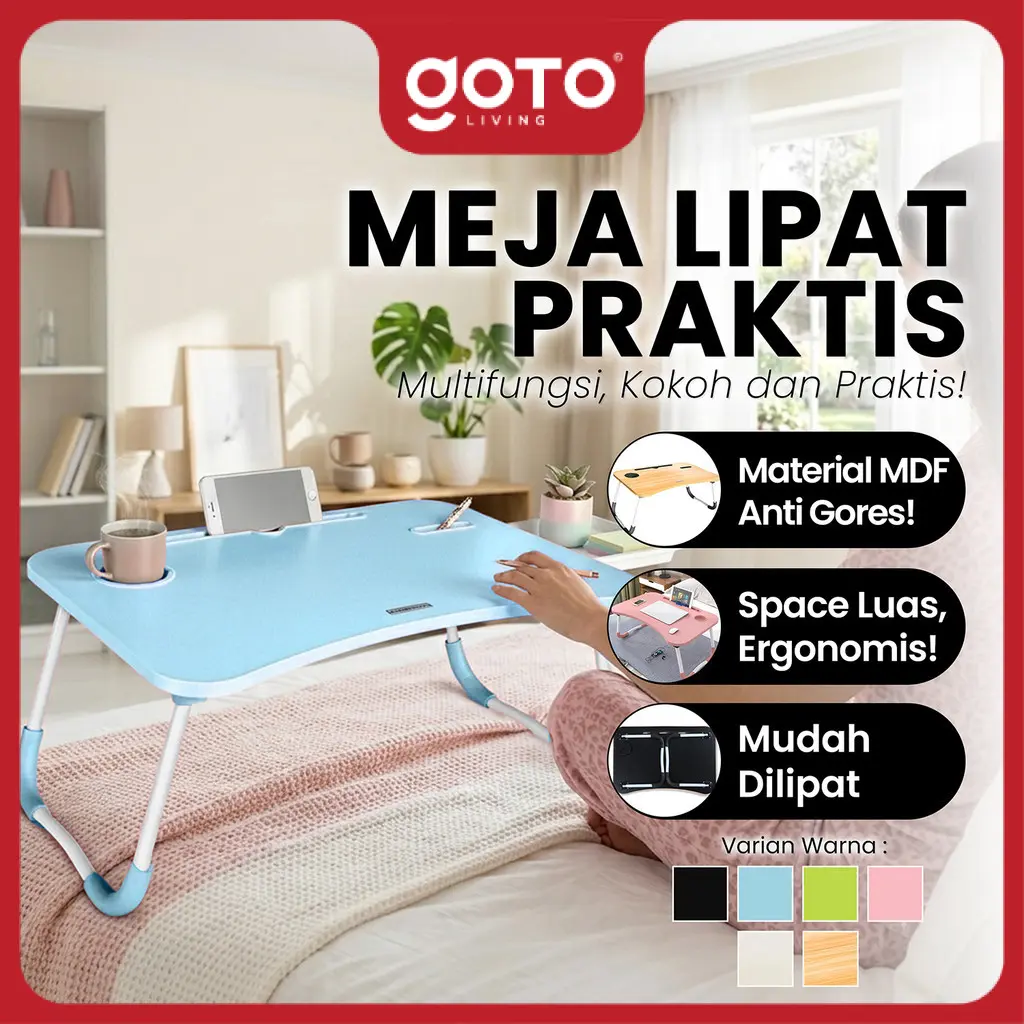 (Best Deal) Coretech Elenco Meja Belajar Makan Lipat Anak Laptop Portable